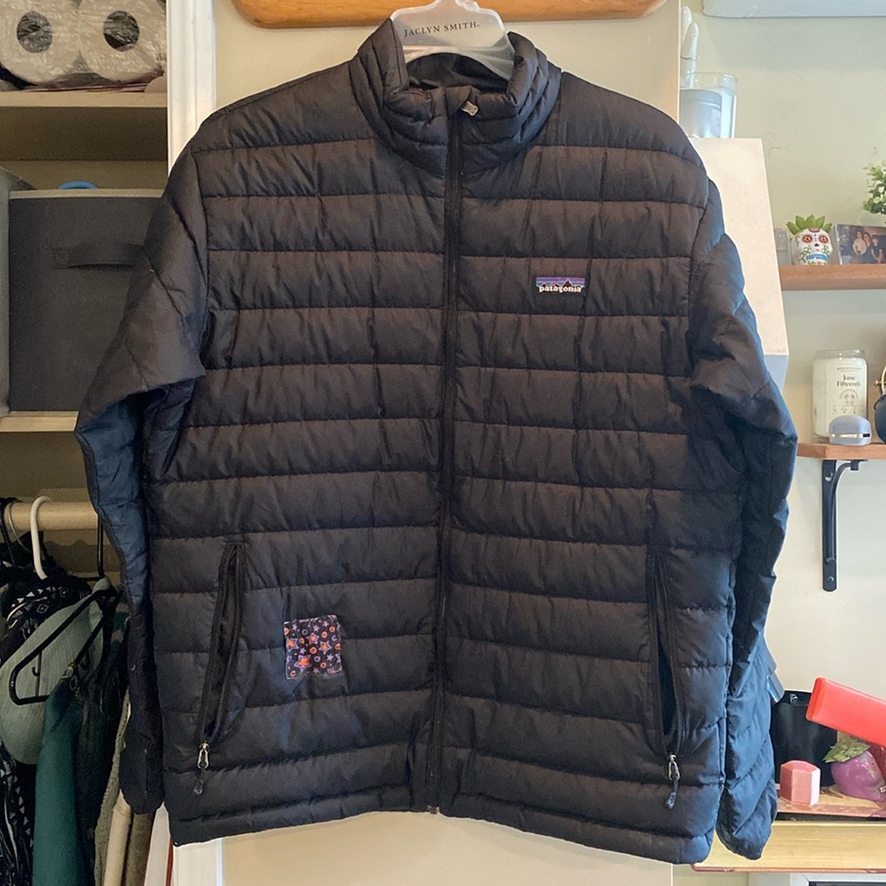 Patagonia black puffer jacket
